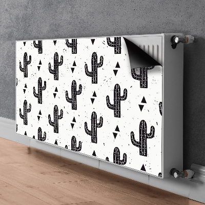 Magnetiskt radiatorskydd Svarta kaktusar