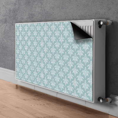 Magnetisk radiatorkåpa Damast