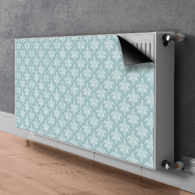 Magnetisk radiatorkåpa Damast