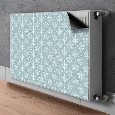 Magnetisk radiatorkåpa Damast
