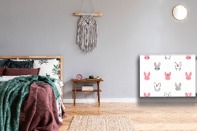 Magnetisk radiatorkåpa Kaniner i kronor
