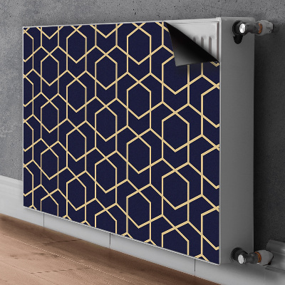 Magnetiskt radiatorskydd Guld mönster