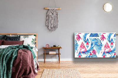 Magnetiskt radiatorskydd Blad och trianglar
