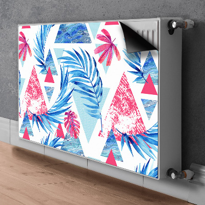Magnetiskt radiatorskydd Blad och trianglar