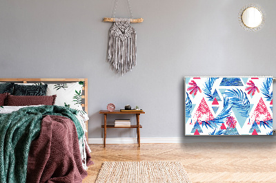 Magnetiskt radiatorskydd Blad och trianglar