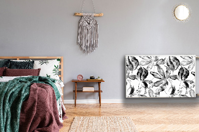 Magnetiskt radiatorskydd Målade blad