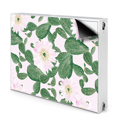 Magnetiskt radiatorskydd Blommande kaktusar