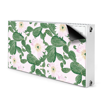 Magnetiskt radiatorskydd Blommande kaktusar