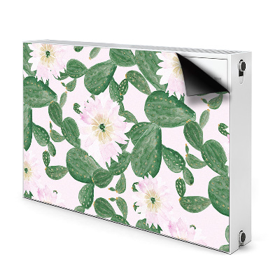 Magnetiskt radiatorskydd Blommande kaktusar