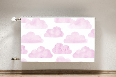 Magnetiskt radiatorskydd Rosa moln