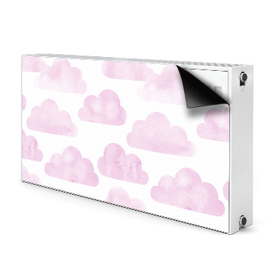 Magnetiskt radiatorskydd Rosa moln