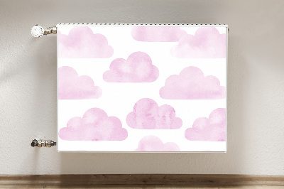 Magnetiskt radiatorskydd Rosa moln