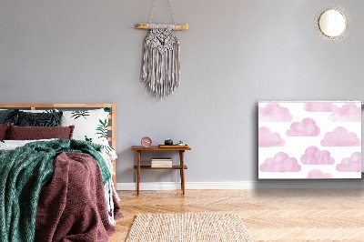 Magnetiskt radiatorskydd Rosa moln