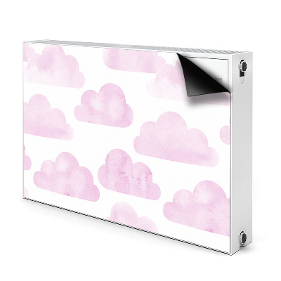 Magnetiskt radiatorskydd Rosa moln