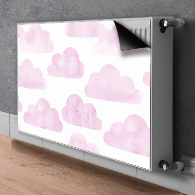 Magnetiskt radiatorskydd Rosa moln
