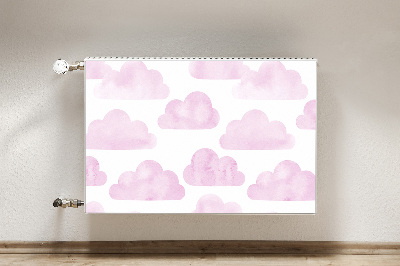 Magnetiskt radiatorskydd Rosa moln