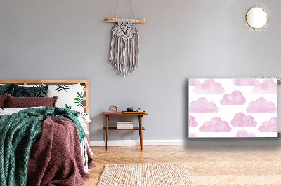Magnetiskt radiatorskydd Rosa moln
