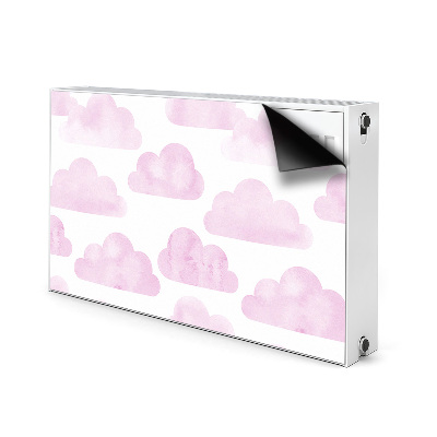 Magnetiskt radiatorskydd Rosa moln