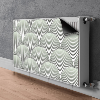 Magnetiskt radiatorskydd Halvcirklar mönster