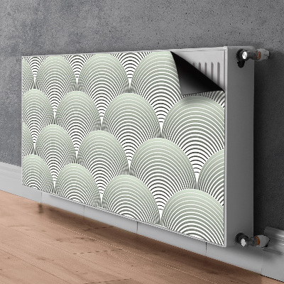 Magnetiskt radiatorskydd Halvcirklar mönster