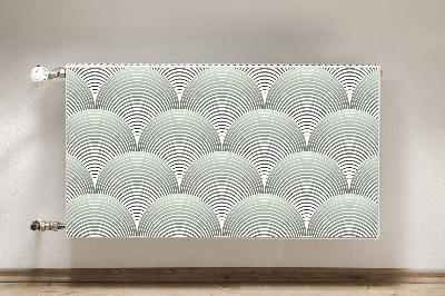 Magnetiskt radiatorskydd Halvcirklar mönster