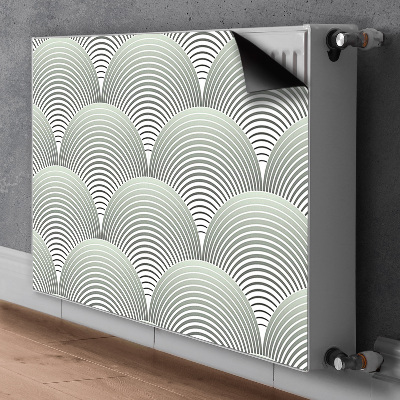 Magnetiskt radiatorskydd Halvcirklar mönster