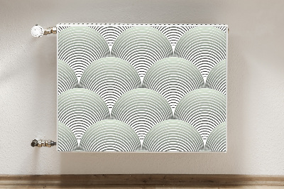 Magnetiskt radiatorskydd Halvcirklar mönster