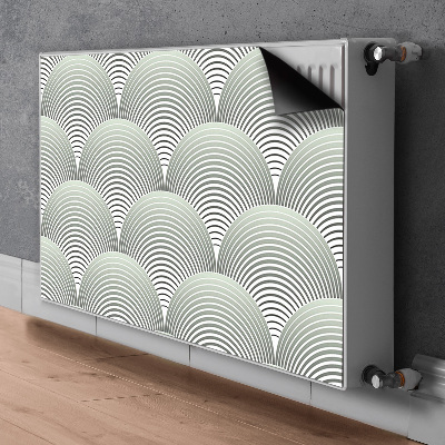Magnetiskt radiatorskydd Halvcirklar mönster