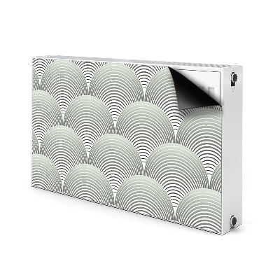 Magnetiskt radiatorskydd Halvcirklar mönster