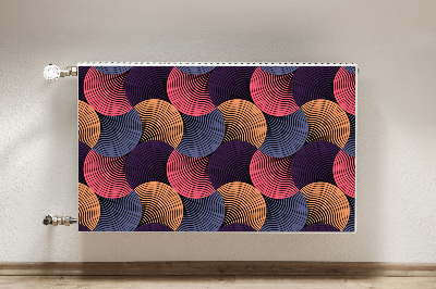 Magnetiskt radiatorskydd Färgglada mönster