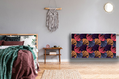 Magnetiskt radiatorskydd Färgglada mönster