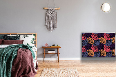 Magnetiskt radiatorskydd Färgglada mönster