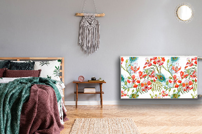 Magnetiskt radiatorskydd Påfågelfjädrar