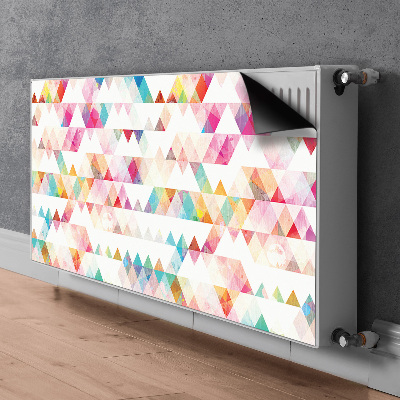 Magnetisk radiatorkåpa Trianglar geometri