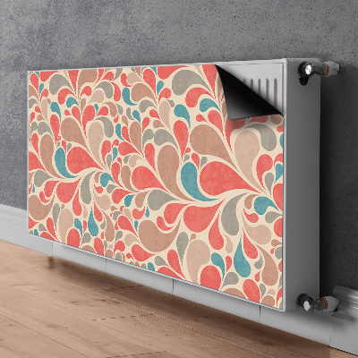 Magnetisk radiatorkåpa Färgglada tårar