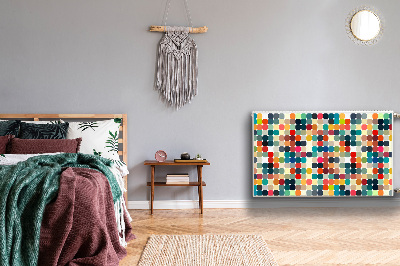 Magnetiskt radiatorskydd Geometriskt mönster