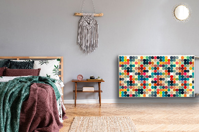 Magnetiskt radiatorskydd Geometriskt mönster