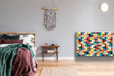 Magnetiskt radiatorskydd Geometriskt mönster
