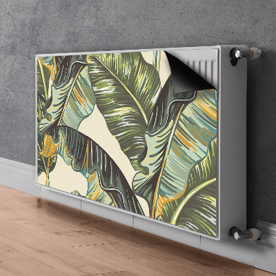Magnetisk radiatorkåpa Tropiska löv