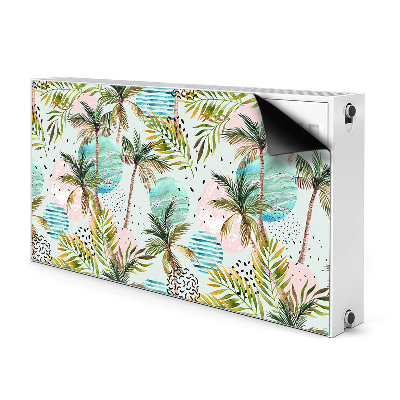 Magnetiskt radiatorskydd Hawaii palmer