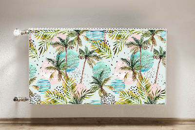 Magnetiskt radiatorskydd Hawaii palmer
