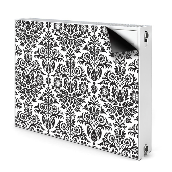 Magnetisk radiatorkåpa Blommönster
