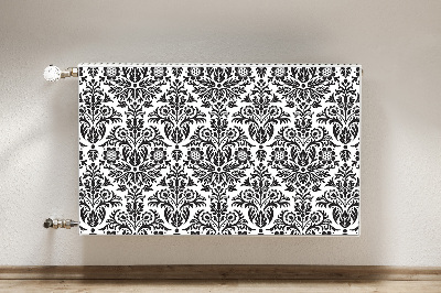 Magnetisk radiatorkåpa Blommönster