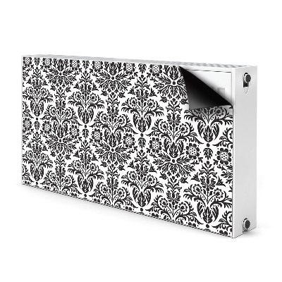 Magnetisk radiatorkåpa Blommönster