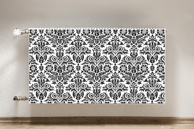 Magnetisk radiatorkåpa Blommönster