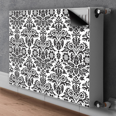 Magnetisk radiatorkåpa Blommönster