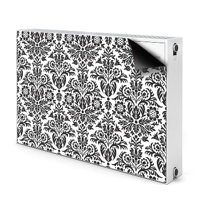 Magnetisk radiatorkåpa Blommönster