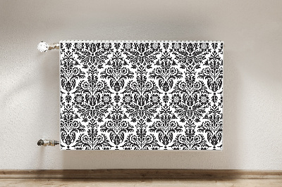 Magnetisk radiatorkåpa Blommönster