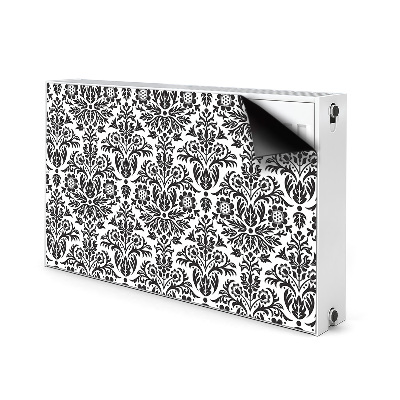 Magnetisk radiatorkåpa Blommönster