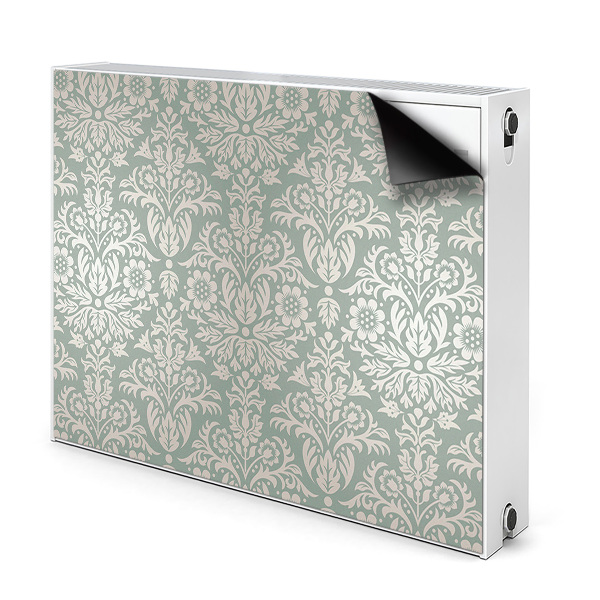 Magnetisk radiatorkåpa Blommönster